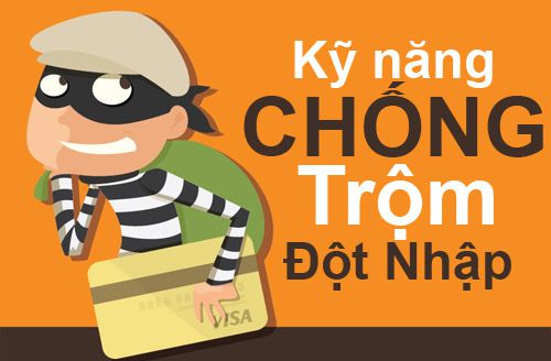 Phòng tránh trộm đột nhập vào nhà