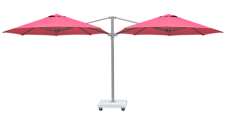 Dù đôi che nắng lệch tâm tròn 1 tầng (2,9m)