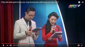 Phúc Anh nhận giải thưởng cúp vàng thương hiệu chất lượng cao năm 2017